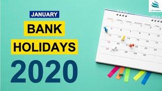 Bank Holidays for January 2020 ?