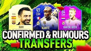 FIFA 20 | JANUARY 2020 CONFIRMED TRANSFERS & RUMOURS! (FT. KANTÉ, XAVI, VAN DE BEEK & MORE!!)