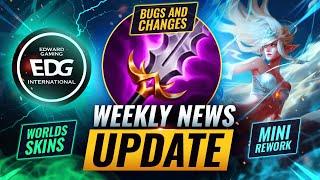 WEEKLY NEWS UPDATE: Janna Rework + Esport Skins & More - League of Legends Season 12