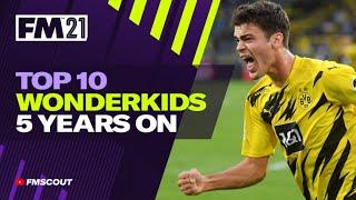 Top 10 Wonderkids 5 Years On FM21 | The 10 Best Wonderkids In Football Manager 2021 In The Future