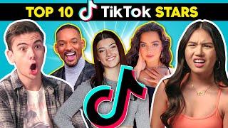 Teens React To Top 10 TikTok Stars (Charli D'Amelio, Addison Rae, Will Smith)