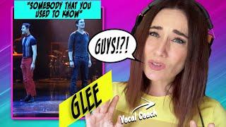 Singing Teacher Reacts Somebody That I Used To Know - Glee | WOW! They were...