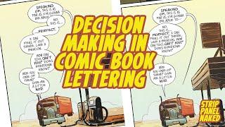 Decision Making in Comic Book Lettering | Strip Panel Naked