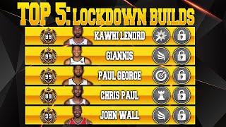 TOP FIVE LOCKDOWN BUILDS ON NBA 2K20! *FAN VOTE* THE RESULTS ARE IN! VOL. 2