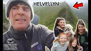 CLIMBING TO THE TOP OF THE 3RD HIGHEST MOUNTAIN IN ENGLAND! HELVELLYN | VAN LIFE - LAKE DISTRICT UK