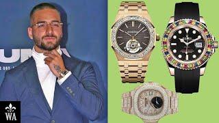 Maluma Watch Collection (Rolex, Patek Philippe)