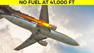 Airplane Ran Out of Fuel at 41,000 Feet, So Pilots Did This