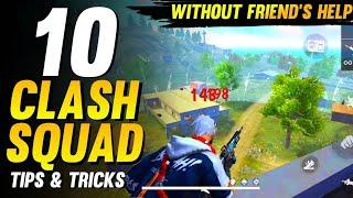 Top 10 tips and tricks in free fire in clash squad ranked Hidden place