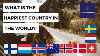 WHAT IS THE HAPPIEST COUNTRY IN 2020?! Top 10 happy countries in the world | Fly With Hazelnut