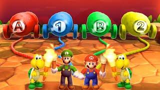 Mario Party The Top 100 MiniGames - Mario Vs Luigi Vs Daisy Vs Peach (Master Cpu)