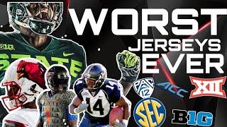 Top 10 Worst College Football Uniforms of All Time (Part 1)