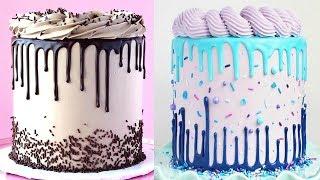 10+ Best Satisfying Colorful Cake Decorating Tutorials | Satisfying Buttercream Cake Recipe