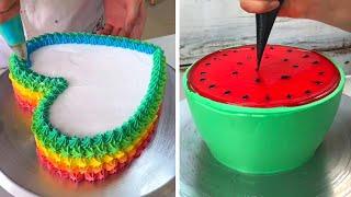 Perfect Cake Decorating Ideas for Occasion | Most Satisfying Chocolate Cake Decorating Tutorial