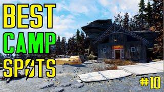 Top 5 Best CAMP Locations Part 10 - Fallout 76 2021