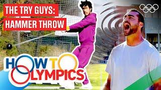 The Try Guys Learn The Hammer Throw