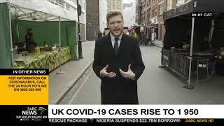 Coronavirus | Confirmed COVID-19 cases reach 1 950 in UK