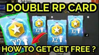 How to get Double Rp card freefire   Double Rank Token Freefire