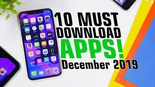 10 MUST Download Apps - December 2019 !