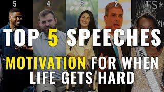 Motivation For When Life Gets Hard | Top 5 AMAZING Speeches | Goalcast