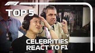 Top 5 Celebrity Reactions In F1