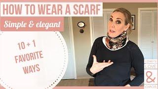 MY TOP 10 (+1) WAYS TO WEAR A SCARF / How to wear a scarf