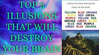 Top 5 illusions that will destroy your mind in hindi