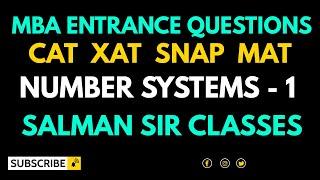 TOP 10 MCQS| NUMBER SYSTEM -1| MBA Entrance MCQ| CAT| XAT| SNAP| MAT| Solution of Number System MCQs