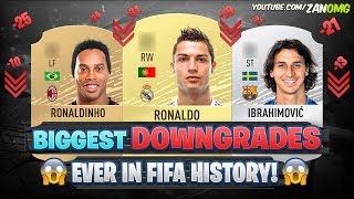 BIGGEST DOWNGRADES IN FIFA HISTORY! ⬇️