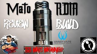 Mato RDTA by Vandy Vape & Nebelfee Review & Build | SSWire Wicking good?