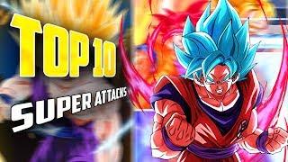 TOP 10 GOKU FAMILY SUPER ATTACK ANIMATIONS! DBZ Dokkan Battle