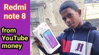 Redmi note 8 Unboxing . i bought Redmi note 8 form YouTube money