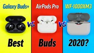 Galaxy Buds+ vs AirPods Pro vs WF-1000XM3 - Best Buds?