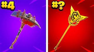 Top 10 RAREST Pickaxes In Fortnite Chapter 2!