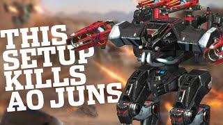 War Robots - Ares High Damage Sniper Setup Shoots Down Ao Juns! | WR MK2 Gameplay