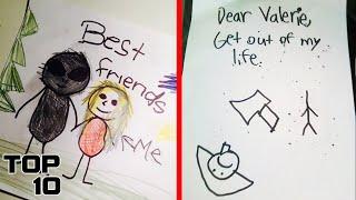 Top 10 Creepy Drawings From Kids