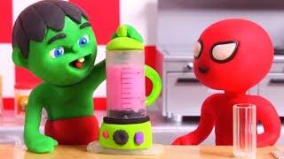 Kids Making Healthy Smoothies At Home ❤ Cartoons For Kids