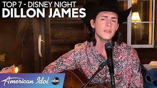 WOW! Dillon James Stuns Singing “Our Town” For Disney Night - American Idol 2020