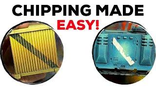 Easy Chipping effects – How to paint Warhammer Vehicles and Terrain – 10 minute techniques