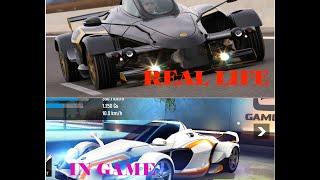 Top 10 Car in game VS Real life