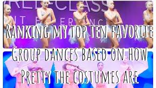 Ranking my top 10 favorite group dances based on how pretty the costumes are (read db)