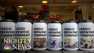 North Dakota Brewery Using Beer Cans To Help Dogs Find Forever Homes | NBC Nightly News