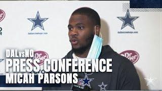 Micah Parsons Postgame Week 13 | #DALvsNO | Dallas Cowboys 2021