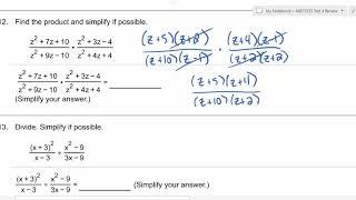 MAT1033 MML Practice Test 4 (Section 7.2 #12-14)