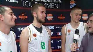 EB ANGT Belgrade Day 1 Interview: Kostopoulos Brothers, U18 Panathinaikos OPAP Athens