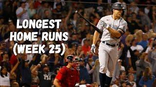 Top 10 Longest Home Runs || MLB 2021 (Week 25)