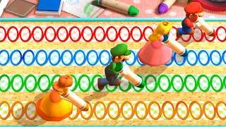 Mario Party The Top 100 MiniGames - Mario Vs Peach Vs Daisy Vs Luigi (Master Difficulty)