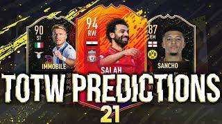 FIFA 20 TEAM OF THE WEEK PREDICTIONS 21 | FT. SALAH #TOTW21