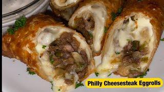 Philly Cheesesteak Egg Rolls | Cuttin Up With Bae | Chef Bae |