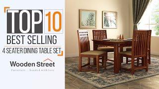 Dining Table Set Ideas 2020 | Top 10 Best Selling Dining Table Set Designs by Wooden Street