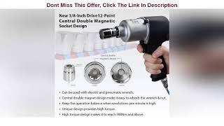 Top 10 FIRSTINFO 3/8 Inch Drive 12-Point High Torque Central Magnetic 8 Sockets Set + Bundled Tools